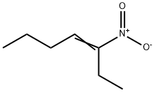 3-ニトロ-3-ヘプテン 化学構造式