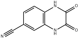 6-Cyanoquinoxaline-2,3-dione Struktur