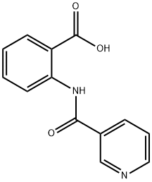 2-[(PYRIDINE-3-CARBONYL)-AMINO]-BENZOIC ACID 结构式