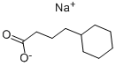 SODIUM CYCLOHEXANEBUTYRATE Structure