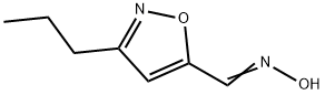 5-Isoxazolecarboxaldehyde,3-propyl-,oxime(9CI) Structure