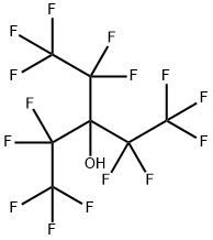 トリス(ペンタフルオロエチル)メタノール 化学構造式
