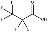 ALPHA-氯四氟丙酸, 6189-02-2, 结构式