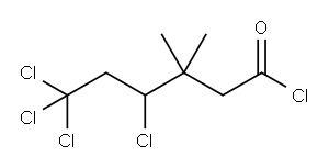 4,6,6,6-Tetrachloro-3,3-dimethylhexanoyl chloride|
