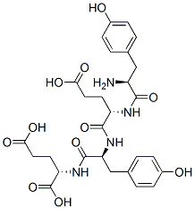 tyrosyl-glutamyl-tyrosyl-glutamic acid 化学構造式