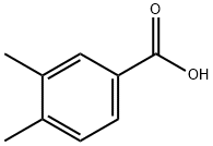 3,4-ジメチル安息香酸 化学構造式