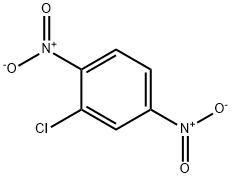 2-クロロ-1,4-ジニトロベンゼン 化学構造式