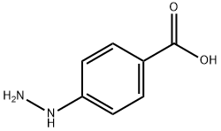 4-ヒドラジノ安息香酸 化学構造式