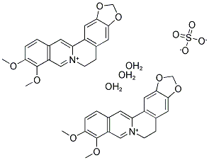 BERBERINE SULFATE TRIHYDRATE Structure