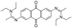 N',N'''-[(9,10-Dihydro-9,10-dioxoanthracene)-2,6-diyl]bis[N,N-diethylacetamidine] Structure