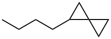 1-Butylspiropentane Structure