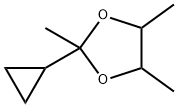 2-cyclopropyl-2,4,5-trimethyl-1,3-dioxolane Structure