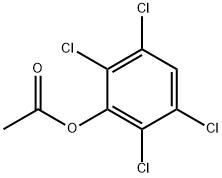 2,3,5,6-TETRACHLOROPHENOL ACETATE Struktur