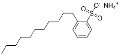 ammonium undecylbenzenesulphonate 结构式
