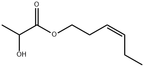 乳酸 cis-3-ヘキセン-1-イル 化学構造式