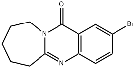 2-BROMO-7,8,9,10-TETRAHYDROAZEPINO[2,1-B]QUINAZOLIN-12(6H)-ONE Structure