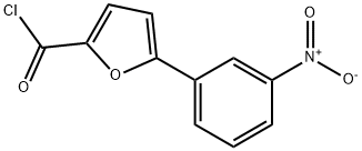 5-(3-硝基苯基)呋喃-2-甲酰氯,61941-87-5,结构式