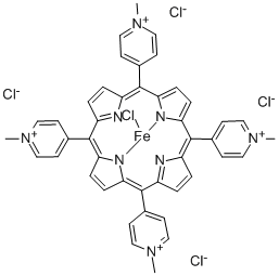 61943-73-5 5,10,15,20-TETRAKIS-(N-METHYL-4-PYRIDYL)-PORPHYRIN-FE(III) PENTACHLORIDE