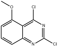 2,4-ジクロロ-5-メトキシキナゾリン 化学構造式