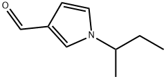1H-Pyrrole-3-carboxaldehyde, 1-(1-methylpropyl)- (9CI) 结构式