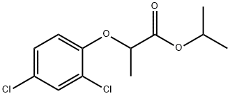 2-(2,4-ジクロロフェノキシ)プロピオン酸1-メチルエチル 化学構造式