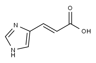 Imidazole-4-acrylicacid Struktur