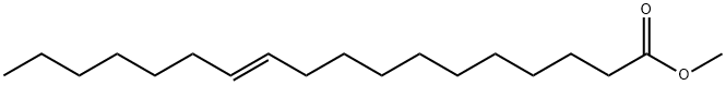 反式-11-十八烯酸甲酯,6198-58-9,结构式