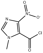 1H-Imidazole-5-carbonylchloride,1-methyl-4-nitro-(9CI) Structure