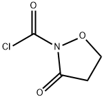 2-Isoxazolidinecarbonyl chloride, 3-oxo- (9CI) Struktur