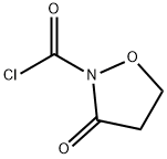 2-Isoxazolidinecarbonyl chloride, 3-oxo- (9CI) Structure