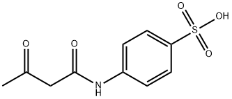 4-(3-Oxobutanamido)benzenesulfonic acid Struktur