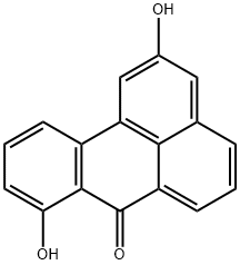 2,8-Dihydroxy-7H-benz[de]anthracen-7-one Structure