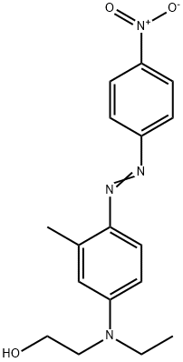 2-[ethyl[3-methyl-4-[(4-nitrophenyl)azo]phenyl]amino]ethanol Struktur
