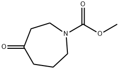 1H-Azepine-1-carboxylic acid, hexahydro-4-oxo-, Methyl ester 结构式