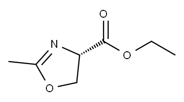 (2S)-ETHYL-4-METHYL-3,5-OXAZOLINECARBOXYLATE 结构式
