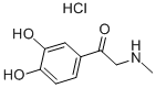 Adrenalone hydrochloride Structure