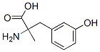 A-METHYL-D,L-M-TYROSINE Struktur