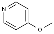 4-メトキシピリジン 化学構造式