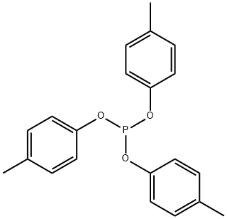 PHOSPHOROUS ACID TRIS(4-METHYLPHENYL) ESTER Struktur