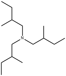 tris(2-methylbutyl)amine Structure