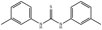 Thiourea, N,N'-bis(3-methylphenyl)- Structure
