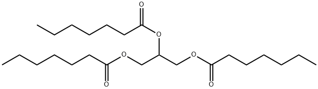 トリヘプタノイン 化学構造式