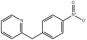 2-[(4-ニトロフェニル)メチル]ピリジン 化学構造式