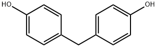 4,4'-DIHYDROXYDIPHENYLMETHANE Struktur