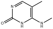 2(1H)-Pyrimidinone, 5-methyl-4-(methylamino)- (9CI) Struktur