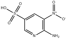 6-氨基-5-硝基吡啶-3-磺酰酸 结构式