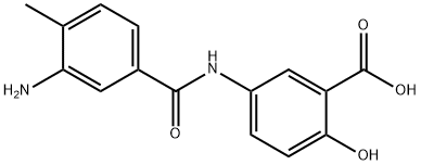 3-amino-4-methyl-3'-carboxy-4'-hydroxybenzanilide Structure