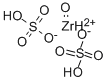 硫酸ジルコニウム(IV)オキシド水和物 化学構造式