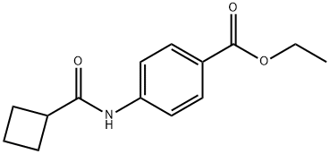 Benzoic acid, 4-[(cyclobutylcarbonyl)amino]-, ethyl ester (9CI)|