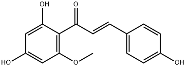 4,2',4'-三羟基-6'-甲氧基查耳酮,62014-87-3,结构式
